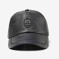 鸭舌帽男士护耳棒球帽秋冬季户外中老年帽子