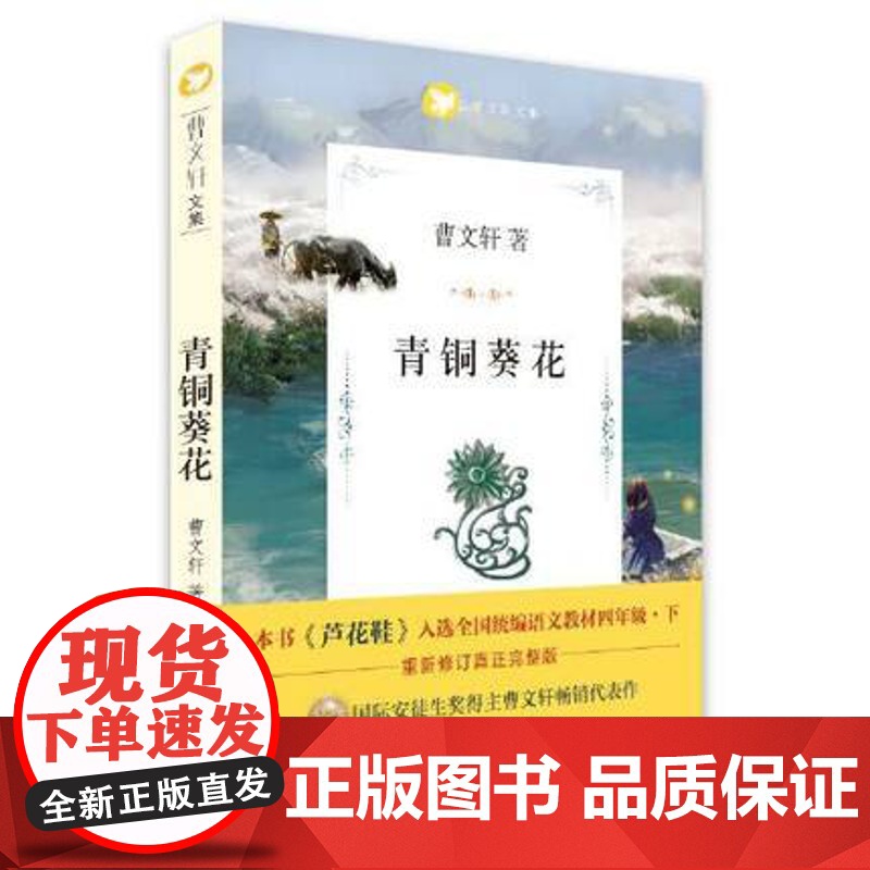 青铜葵花正版曹完整版9-12岁小学生三四五年纪课外书读物儿童教辅天天出版中国儿童文学故事课外图书籍排行榜青铜和葵花草房子
