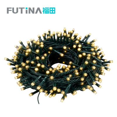 福田 LED黑线串灯彩灯 闪烁20米160灯 条