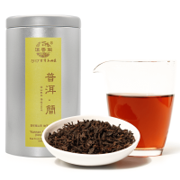 滇香阁-黄标90g 云南普洱茶熟茶散茶浓香型茶叶罐装