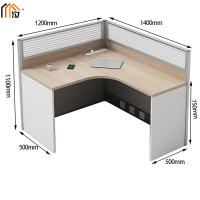 汐 屏风桌 单人位张