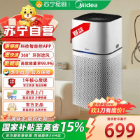 美的 KJ400G-Z1 Pro空气净化器 除甲醛除菌消毒除异味除二手烟除花粉过敏原 吸猫毛宠物净化器