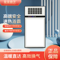皇家鼎艺 智能电器 浴霸(E-17白+黑)安全速热 强劲双核取暖浴霸卫生间 多功能浴室暖风机