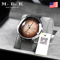 M.B.K欧美品牌男士全自动机械表 男款星球系列新款大表盘手表男小众男表简约日历腕表1008-3