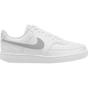 耐克(NIKE)男士休闲板鞋低帮透气舒适复古拼接环保材料运动鞋 White/white/light_smoke_grey 44.5