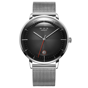 M.B.K欧美品牌男士全自动机械表 男表大表盘小众手表男款手表新款男表星球系列防水带日历1008-G