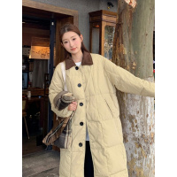 年新款女冬季棉衣中长款时尚宽松棉服外套洋气宽松外套棉袄潮