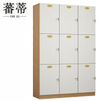 蕃蒂职工衣柜9门台