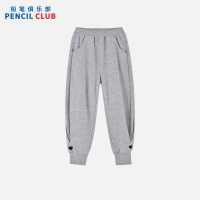 [1件3折]铅笔俱乐部童装秋冬新款女童长裤中大童针织长裤儿童运动裤子