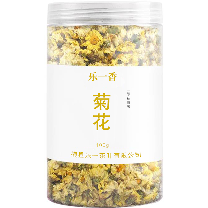 乐一香一级菊花(杭白菊)100g罐装