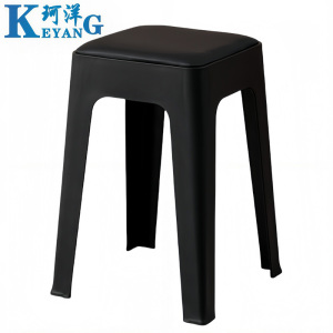 珂洋 塑料凳 软包(黑色) 个