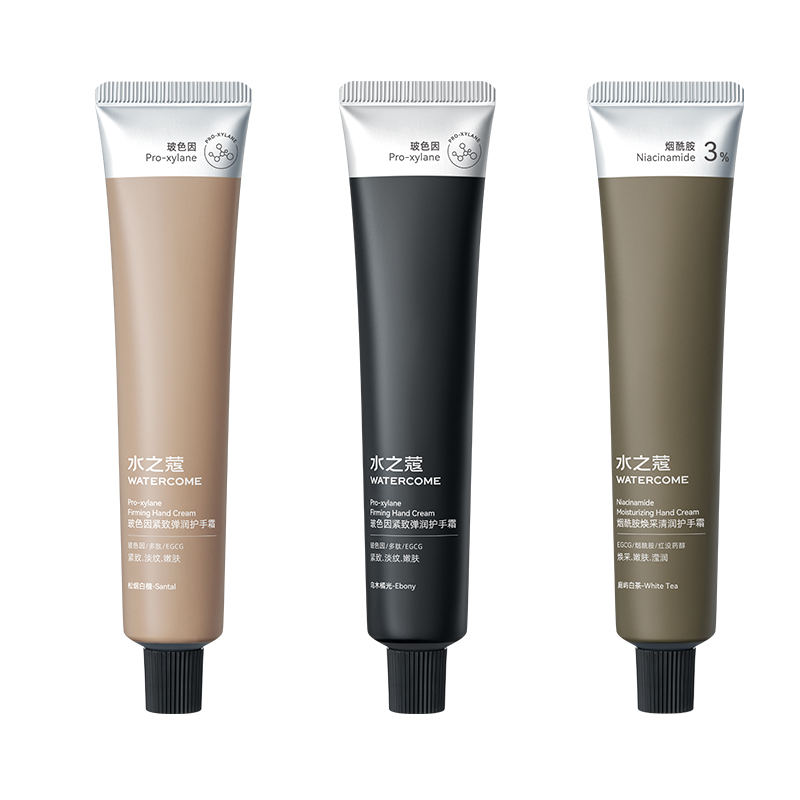 水之蔻(watercome) 护手霜40g三支装(白檀+橘光+白茶)