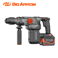 华丰巨箭 无刷锂电电锤两电一充套装 BA-99014/21V 30mm/6.0AH/1.8A座充 套