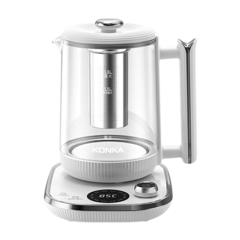 康佳养生壶1.8L大容量智能预约易清洗KYSH-1829E-W
