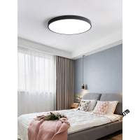 苏宁放心购 超薄圆形led吸顶灯具 北欧卧室灯现代简约客厅餐厅书房阳台过道灯