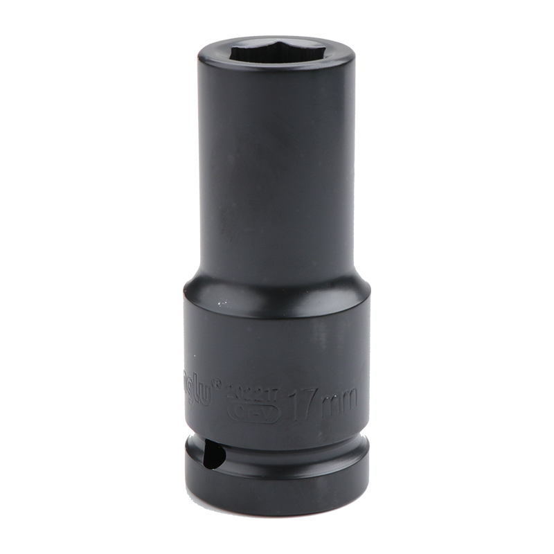 长鹿 1/2"电泳加长六角气动套筒 9mm