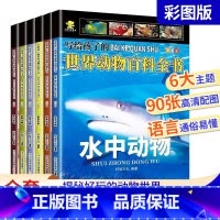 写给孩子的世界动物百科全书6册 [正版]写给孩子的世界动物百科全书全6册 3-6-8岁春夏秋冬小动物科普故事书绘本 幼儿