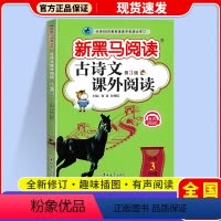 古诗文课外阅读 小学三年级 [正版]2024 新黑马阅读古诗文课外阅读三年级上下全一册小学语文3年级古文诗词文言文全解阅