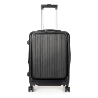 SUISSEWIN瑞士军刀PC硬壳新款前翻盖多功能时尚炫酷行李箱旅行箱SN8611B