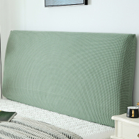 全包床头套罩 床头罩软包床靠背罩防尘保护套简约现代北欧 松柏绿 2.0米(适合1.9-2.1米床头使用)