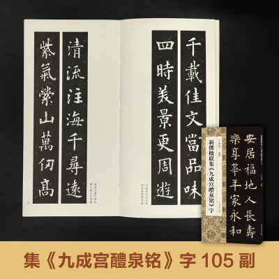 正版新书]新撰楹联集《九成宫醴泉铭》字郭振一 编9787540169169