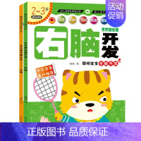 [正版]全2册左右脑全脑开发2-3岁幼儿书籍宝宝益智左右脑开发逻辑创造性思维训练儿童专注力训练游戏早教书数学思维书幼儿多
