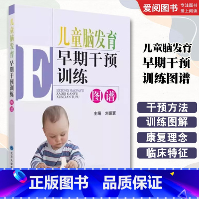儿童脑发育早期干预训练图谱 [正版]儿童脑发育早期干预训练图谱 北京大学医学出版社 刘振寰 主编 儿童护理 康复训练 儿