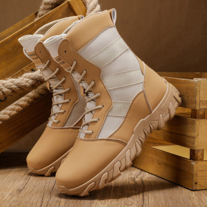 秋冬新款男鞋户外时尚潮流百搭男靴英伦风休闲运动高帮大码靴