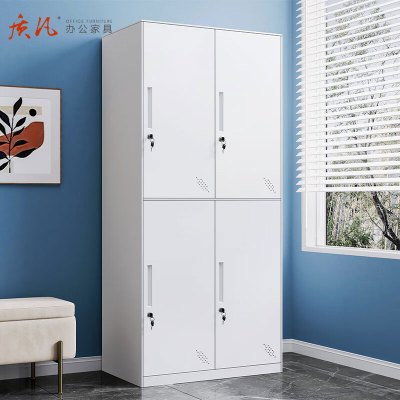 质凡钢制储物更衣柜 四门更衣柜