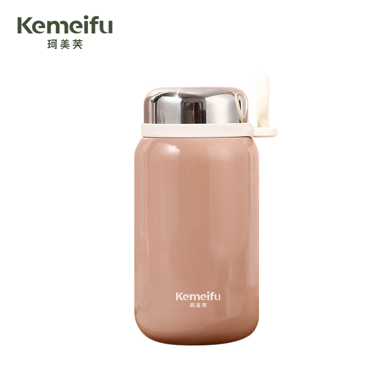 珂美芙 316不锈钢提手迷你保温杯 粉色300ml 个