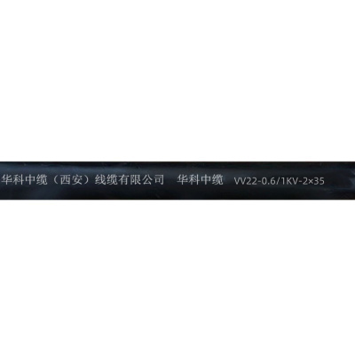 华科中缆 铠装电力电缆 VV22-0.6/1KV-2×35 米