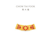 周大福故宫系列 锦绣繁花 足金黄金转运珠R39064