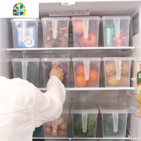 冰箱收纳盒抽屉式冷冻食物保鲜盒鸡蛋食品储物厨房水果蔬菜整理盒 FENGHOU
