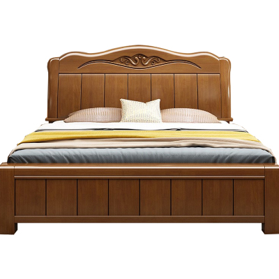 臻远 ZY-SMC-94 实木床 1.8*2.0米简约床 单位:1张