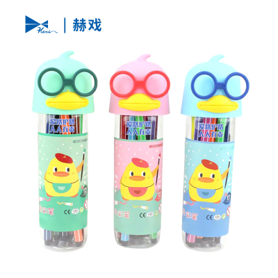 赫戏 路外宣传彩笔 定制标语 HXBG8004 盒