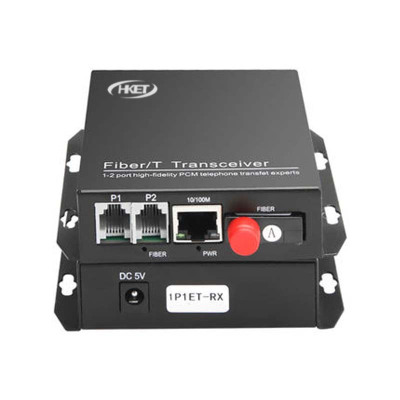 华科亿通 1路电话+1路网络光端机 HKET-1P1E