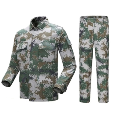 邦能之星军训迷彩服套装男女学生夏秋训练耐磨拓展批发初高中大学校教官服(迷彩6件套)N510301