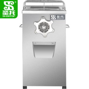 圣托(Shentop)商用电动绞肉机 不锈钢立式刨肉碎肉机 多功能厨房绞菜绞馅搅肉机 DFD01