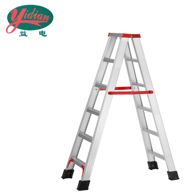 益电 铝合金人字梯 特厚款1.7米 把