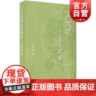 正版 大盂鼎习法举要 林子序著 甲文小篆 铭文识读 铭文意译 铭文注释 构型由来 笔顺参考 上海书店出版社