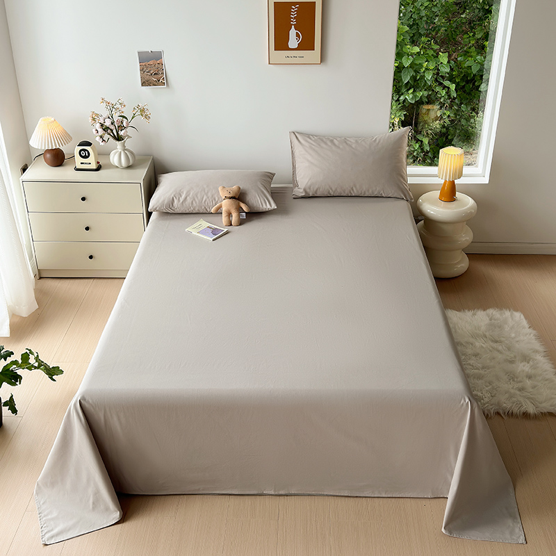 名都丽人 MDLR-CP44 90*200cm 臻奢云缎床单(计价单位:套)灰咖色