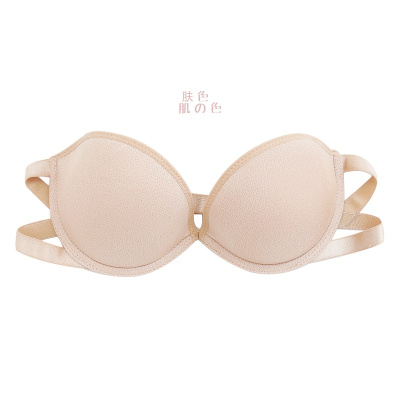 SUNTEK无肩带隐形文胸性感无痕内衣薄款胸贴婚纱聚拢防滑美背抹胸夏季