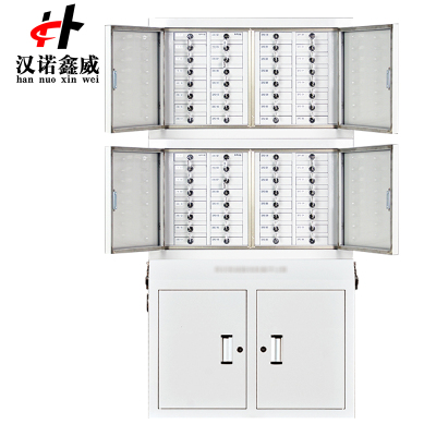 汉诺鑫威手机信号考场会议室专用手机柜电子产品存放柜寄存柜带锁组合款64格300*776*1550