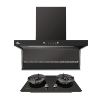 兴邦顶侧双吸大吸力油烟机+5.2KW直燃火灶具一级能效套餐顶侧双吸台嵌两用挥手感应