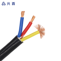 兴酉 护套软芯电缆 VVR-3*4平方 米