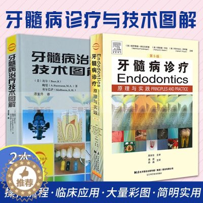 [醉染正版]Z正版牙髓病诊疗原理与实践 (第5版)第五版 +牙髓病治疗技术图解 牙髓病治疗 牙体健康 口腔医学图谱口腔原