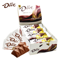 德芙(DOVE)丝滑牛奶巧克力224g盒装送人礼物