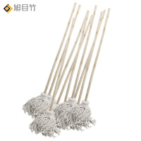 老式木杆棉线拖把 蓝白线款 把