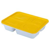 特昂优选 商务四格餐盒 90套 箱