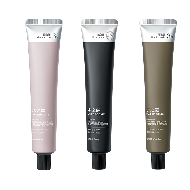 水之蔻(watercome) 护手霜40g三支装(白桃香槟+庭屿白茶+乌木橘光)